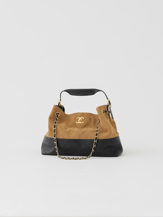 香奈儿 25A 高级手工坊 麂皮购物袋 小号（HH） 商品图1