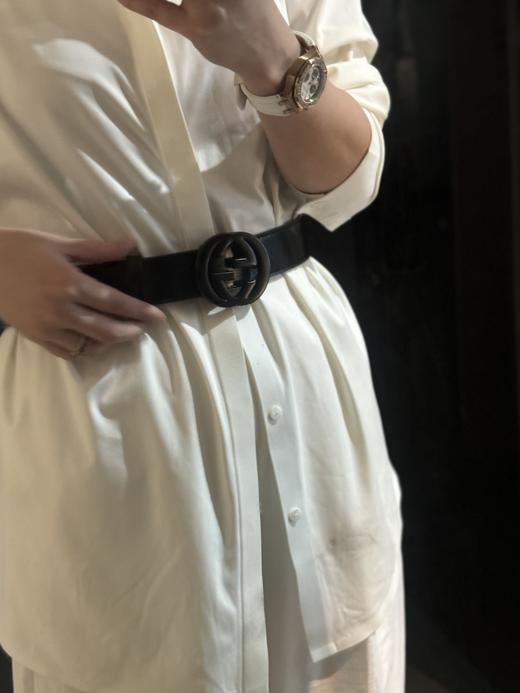 古家Logo 皮革皮带 印花腰带男女同款 商品图3