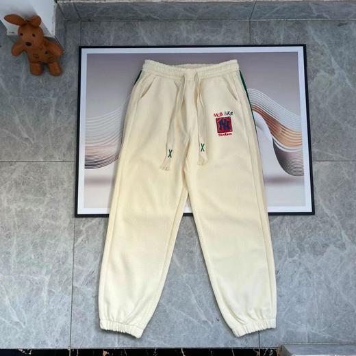 G642 NY/MLB 秋季高街宽松休闲拼接侧彩带束脚卫裤 商品图2