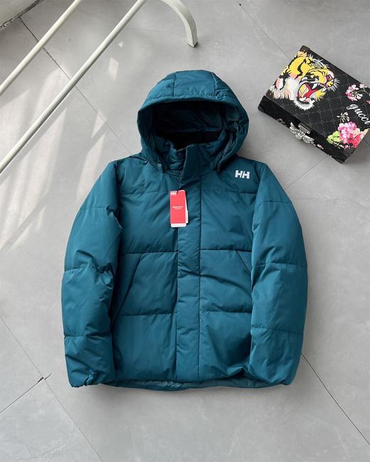 G619海丽汉森2024新冬款纯色简约男女同款连帽羽绒服 商品图2