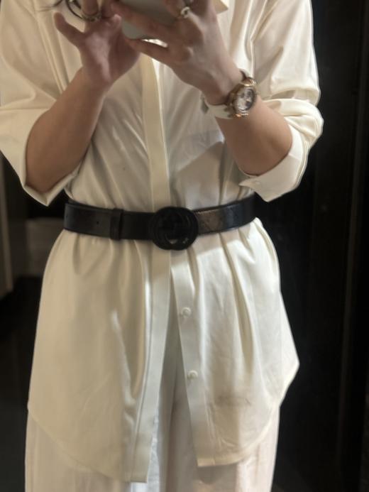 古家Logo 皮革皮带 印花腰带男女同款 商品图8