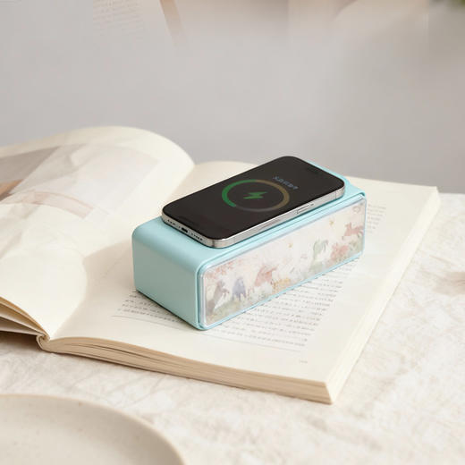 大英博物馆 东方梦境系列 八骏图 白噪音蓝牙音响 无线充氛围灯 商品图1