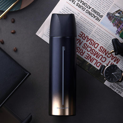 【茶花】不锈钢保温分享杯450ML 商品图3