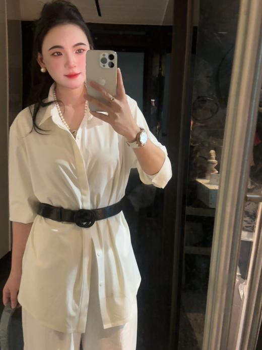 古家Logo 皮革皮带 印花腰带男女同款 商品图5