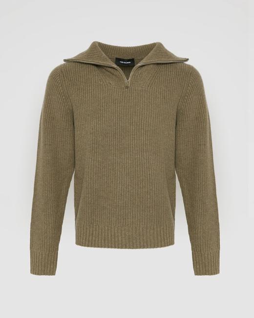 Yves Salomon - PULLOVER KNITWEAR - CARDAMONE - 男装 - 针织衫 - 豆蔻绿 商品图0