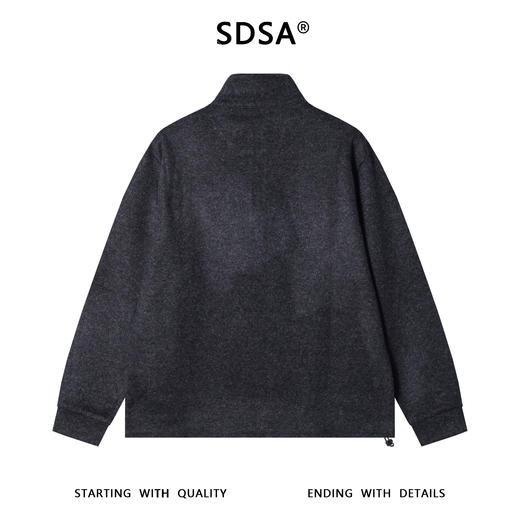 26T8792SDSA秋冬新款痞帅男装时尚半拉链立领卫衣百搭下摆设计百搭时尚 商品图5