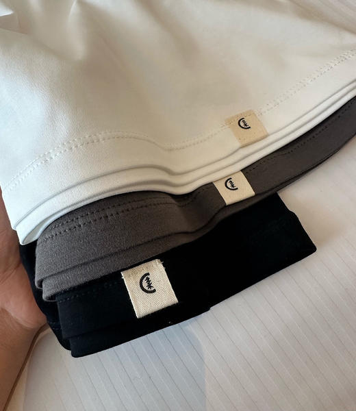 极简王炸~！情侣！禾の臻选 100%有机棉 正肩长袖T！万neng打底利器！ 商品图14