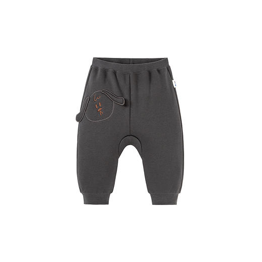 迷你巴拉男童女童宝宝裤子2025冬新品远红外发热锁温保暖长裤 商品图4