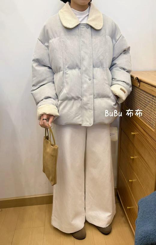 【GZ】无忧购韩系拼接短款棉服女冬季加厚保暖棉衣宽松显瘦外套256126（截单后3-5天发货） 商品图4