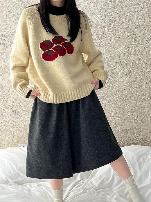 【YW】无忧购韩系减龄番茄圆领针织新款软糯减龄毛衣针织衫11185（截单后3-5天发货） 商品图7