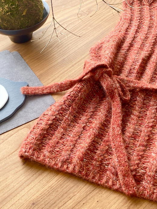 【暖系优雅】高领绞花无袖背心，现货 商品图8