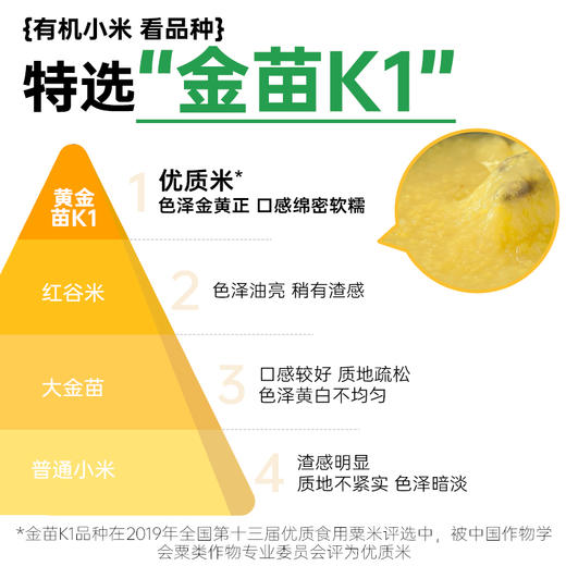 有机油脂黄小米新米香糯粘稠食用月子米脂早餐官方旗舰店五谷杂粮 商品图2