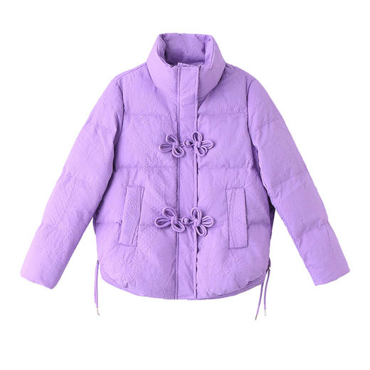 HR SNX2865新中式复古棉衣外套盘扣短款加厚棉袄 商品图4