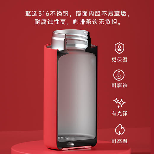 【茶花】迷你保温316不锈钢便携包包杯高颜值口红杯 商品图2