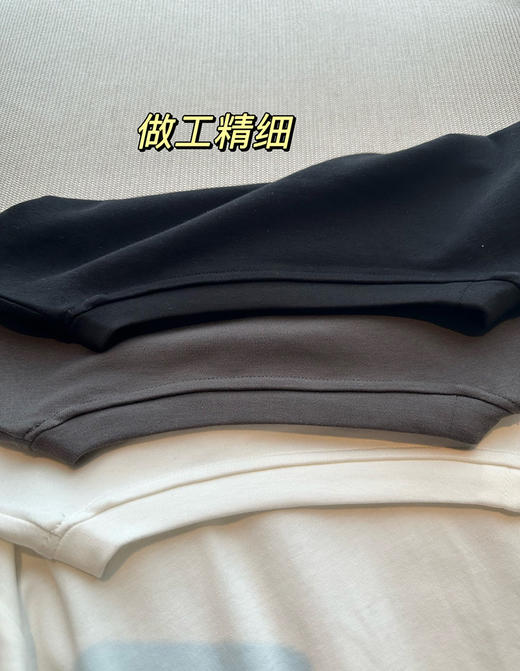 极简王炸~！情侣！禾の臻选 100%有机棉 正肩长袖T！万neng打底利器！ 商品图9