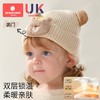 科巢婴儿帽子秋冬新生幼儿男宝宝女小月龄纯棉外出保暖针织毛线帽 商品缩略图1