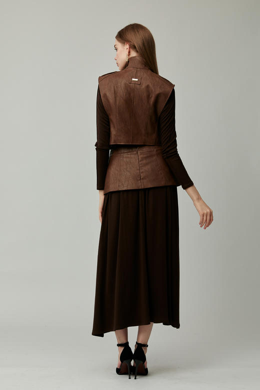 SAFICOO 时尚摩登 做旧肌理 小众款针织衫 商品图3