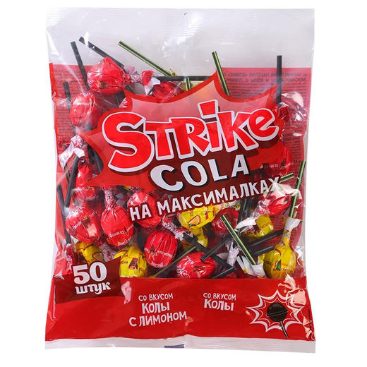 strike可乐柠檬味棒棒糖565g 商品图1