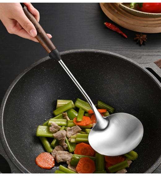 👉锅铲汤勺二合一 🍳厨房好帮手 ，简直是厨房界的 “变形金刚”💕 【倍集不锈钢蘑菇铲两件套】🔥某宝60+❌开团特价仅💰27.9‼️  商品图2