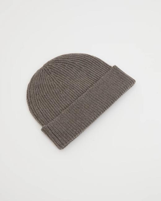 Yves Salomon - HAT KNITWEAR - BRUGES - 配件 - 毛线帽 - 灰褐色 商品图1