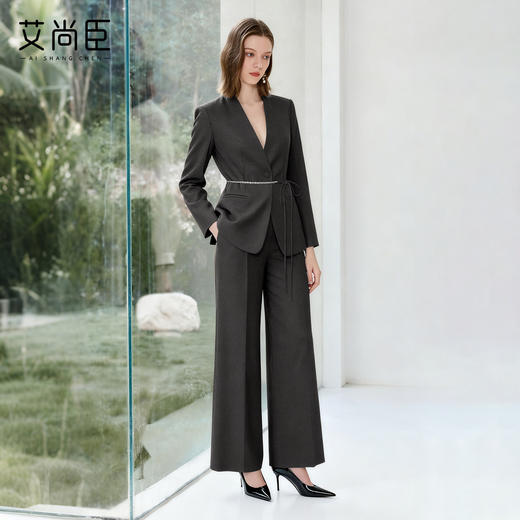 艾尚臣高端西装套装女收腰高级感西服职业装职场通勤穿搭正装秋冬 商品图3