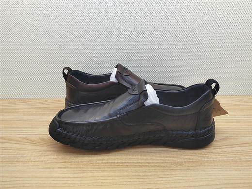 豪行秋冬新款12359265真皮牛皮商务休闲男鞋单鞋皮鞋 商品图2