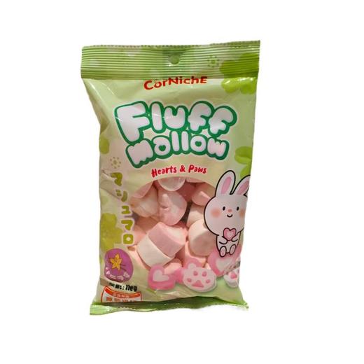可尼斯香草味猫爪心形棉花糖 118g/袋 商品图0