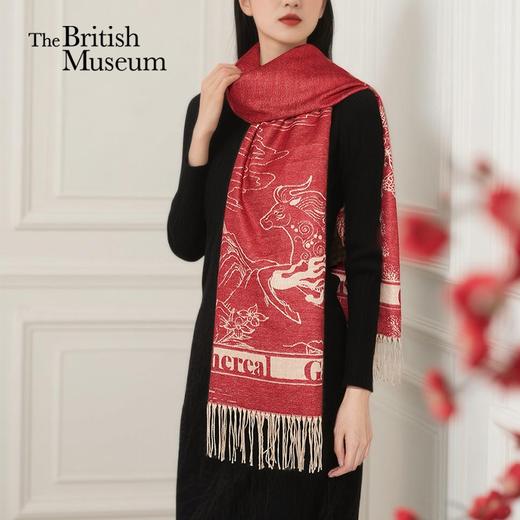 大英博物馆 东方梦境系列 提花披肩围巾 商品图0