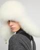 Yves Salomon - CHAPKA SKIWEAR FABRIC/FOX - MONT BLANC - 女装 - 帽子 - 山峰白 商品缩略图4