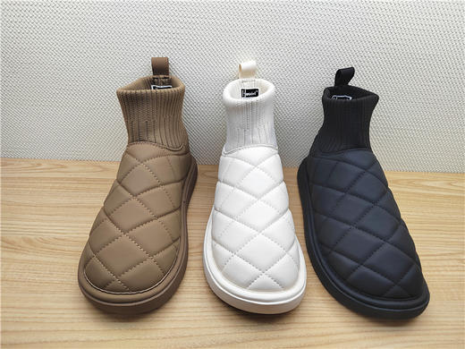 2023豪行冬季新款23475193M休闲加绒女鞋棉鞋短靴雪地棉 商品图1