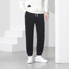 罗蒙秋冬休闲裤男士束脚裤阔腿版型六维弹力裤拼接款时尚百搭长裤 商品缩略图4