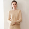 「高货rg」全新升级【铂金会员367/天猫499/差价132】(10715)洛诗琳时尚圆领羊绒衫2025冬季气质绞花软糯保暖针织毛衣 商品缩略图2