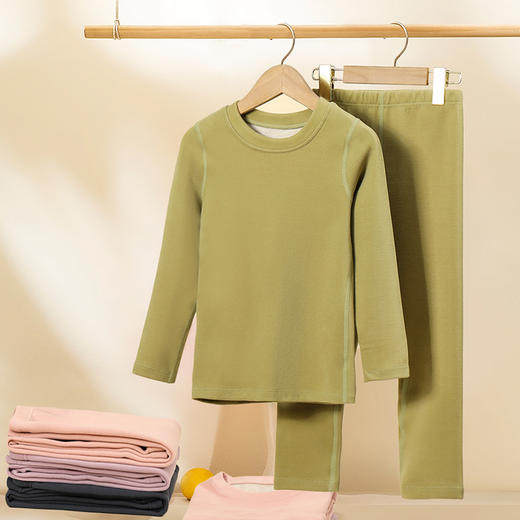 【南瓜拿铁】COO ENERGY“热卖爆款”儿童秋冬轻暖系列山羊绒保暖套装 商品图2