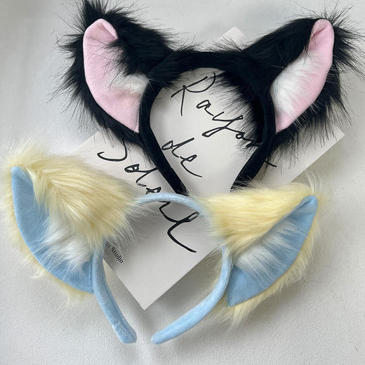 可爱狐狸耳朵耳发箍 纪念日百货门店同款-164344723 商品图0