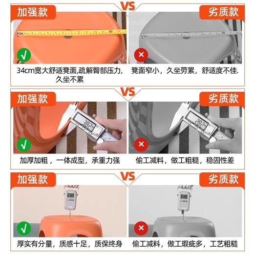 【茶花】爱乐高凳（4个装）成人凳椅凳子 商品图7