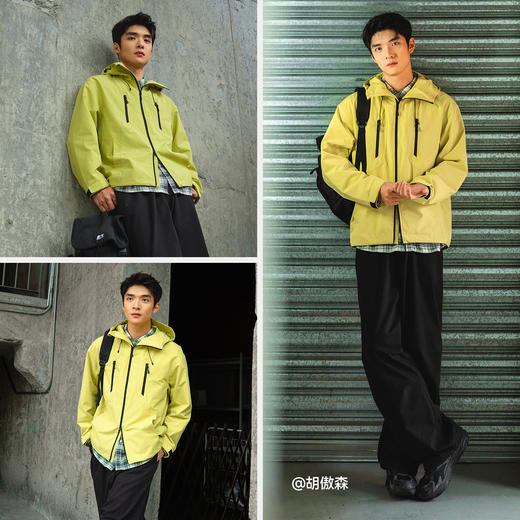 森马外套男冬防风三防抗静电摇粒绒三合一两件套2025新款情侣夹克 商品图4