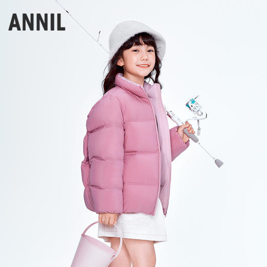 【实体店同款】男女童短款羽绒服冬季新款安奈儿童装AM545463 商品图2