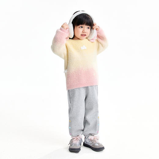 【实体店同款】女童圆领针织衫冬季新款安奈儿童装XG544007 商品图3