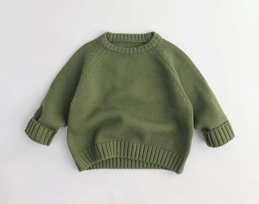 毛衣系列好看到爆🔥亲子款A类纯棉百搭儿童毛衣秋冬新款男女童圆领套头韩版纯色时尚针织衫聚 商品图10