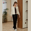 司歌丝绒弹力显瘦直筒长裤女橡筋D90GA115 商品缩略图4