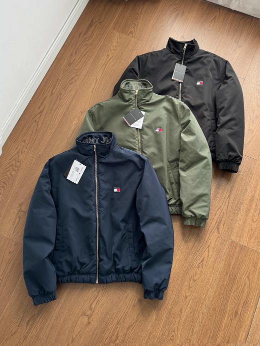 G614汤米Tommy25SS秋冬新款男装美式复古刺绣教练棉服夹克外套 商品图0