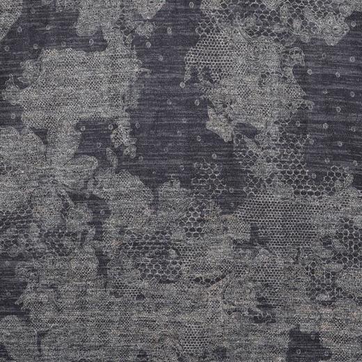 T4919SDSA男士秋冬新款痞帅男装潮流撞色植物花卉印花半高领长袖T恤潮 商品图3