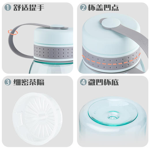 【茶花】格瑞斯大容量运动水杯 商品图6