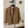 过年停发！大年初十发货！【落日沙丘 毛呢羊毛西装外套】老钱风羊毛呢西装外套 复古提花袖 质感版型佳 商品缩略图0