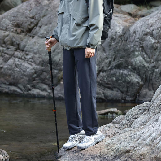 【户外风格】罗蒙秋冬休闲裤男士四面弹户外易打理休闲裤拉链口袋设计时尚长裤 商品图1