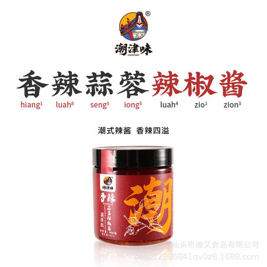 蒜蓉辣椒酱沙茶酱香辣潮汕火锅酱料蒜头酥蒜头油炸酥牛肉蘸料咸香 商品图1