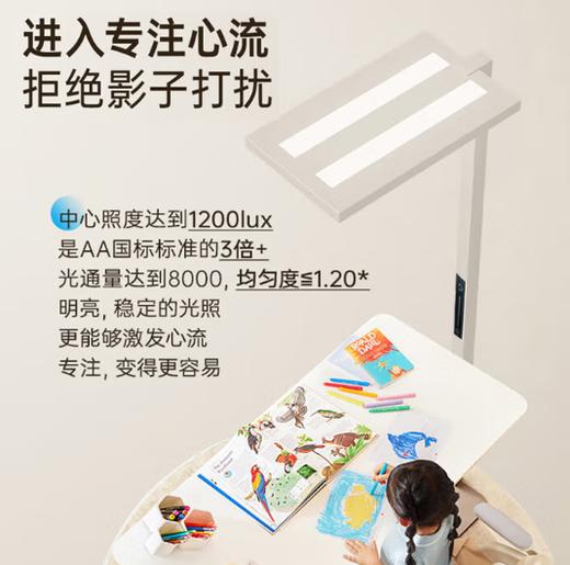 思坦库stakunft 落地护眼灯立式全光谱台灯学习阅读专用大路灯100W（一代）STK-01-100 商品图2