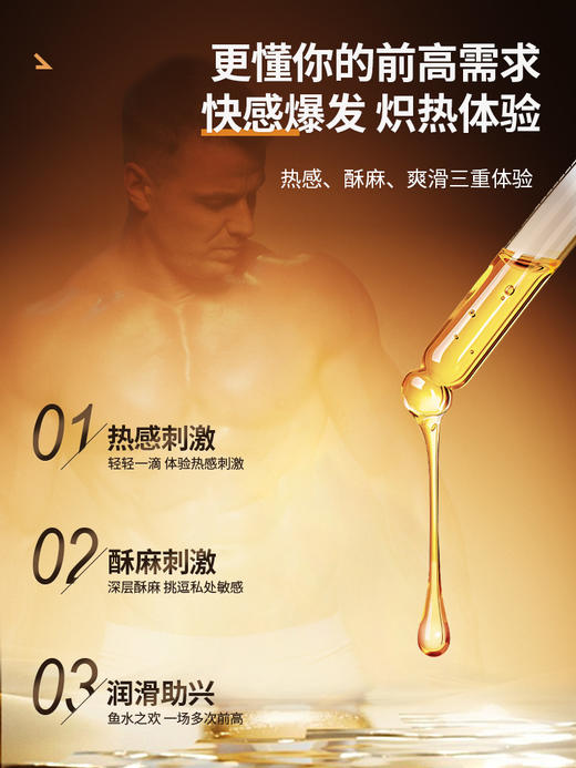 谜姬 男女用后庭缓痛润滑5ML装冻损无售后 商品图3