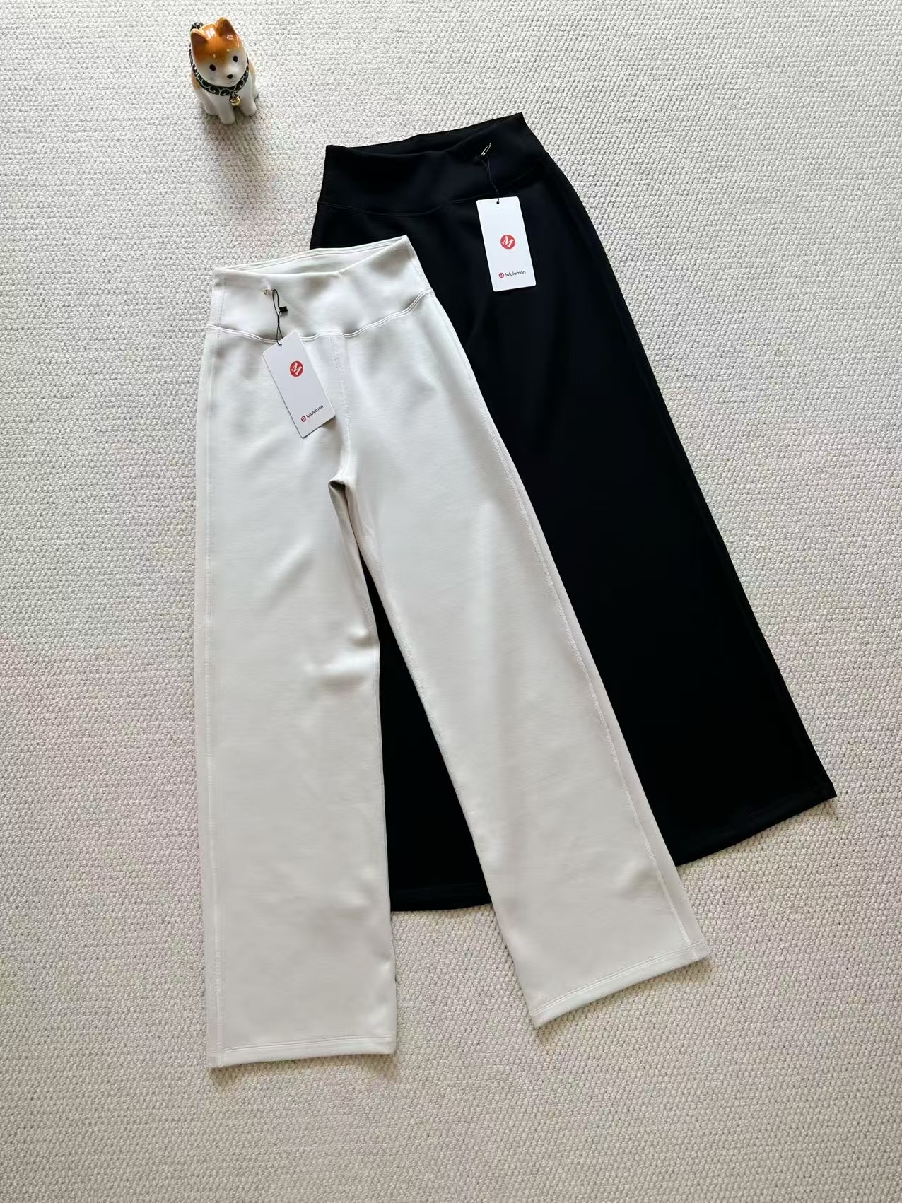 G636露露乐檬女士高腰休闲运动显瘦显腿长直筒柔软长裤