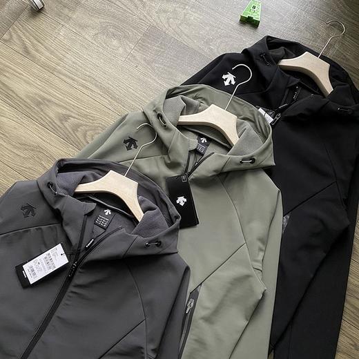 迪桑特男子秋冬季软壳加绒连帽软壳冲锋衣外套 商品图4